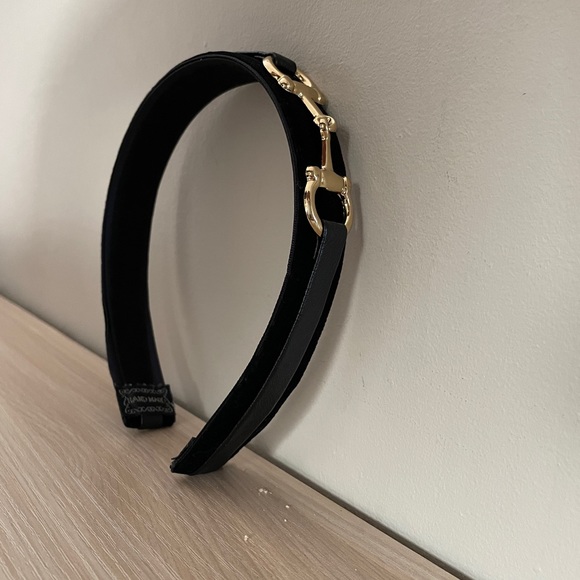 Black and Gold Headband - Picture 2 of 3